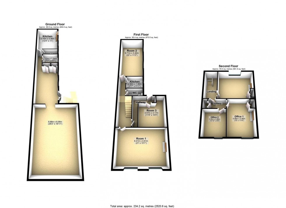 Floorplan for The Crescent, Selby