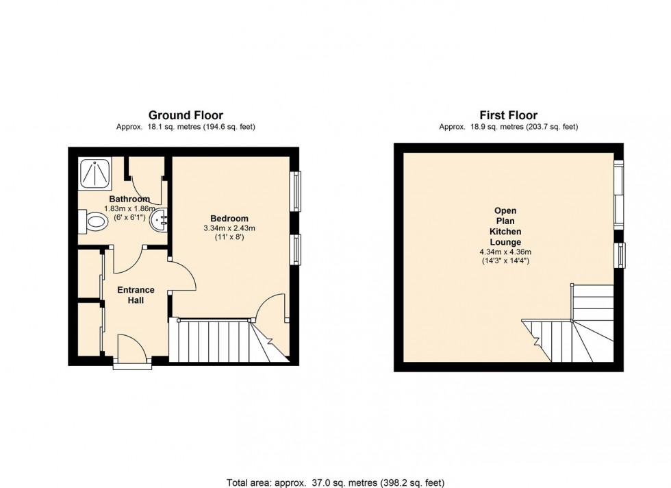 Floorplan for Clog Mill Gardens, Selby