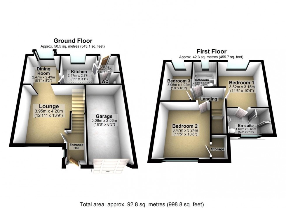 Floorplan for Pindars Way, Barlby