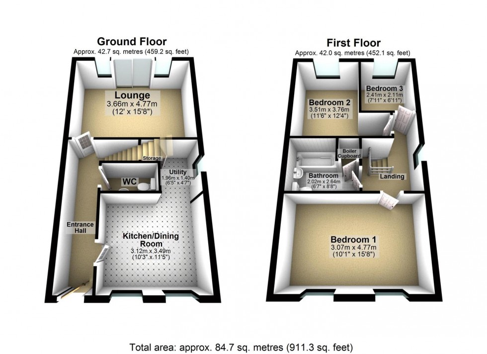 Floorplan for Earl Street, Goole