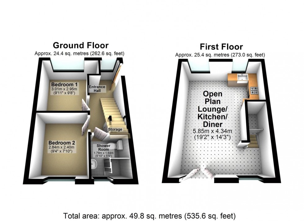 Floorplan for Clog Mill Gardens, Selby