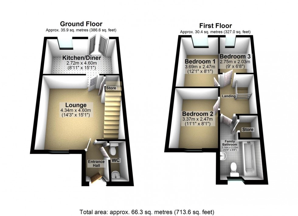 Floorplan for St. Wilfrids View, Brayton