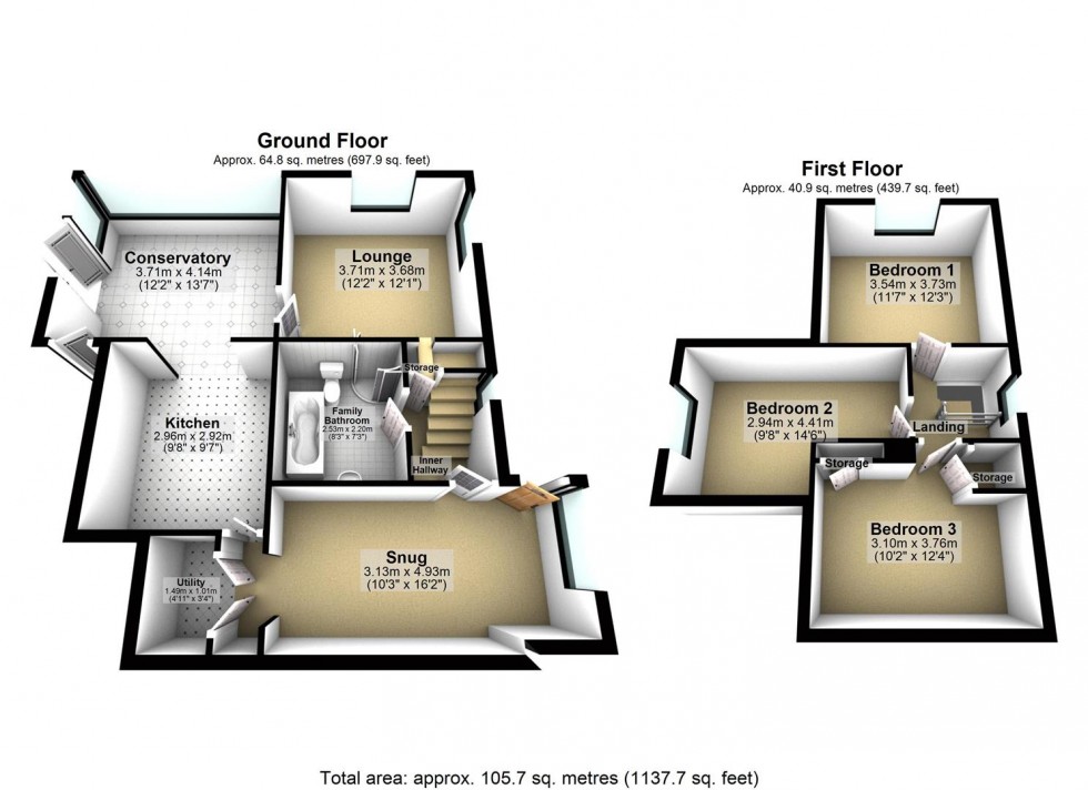 Floorplan for Main Street, Bubwith