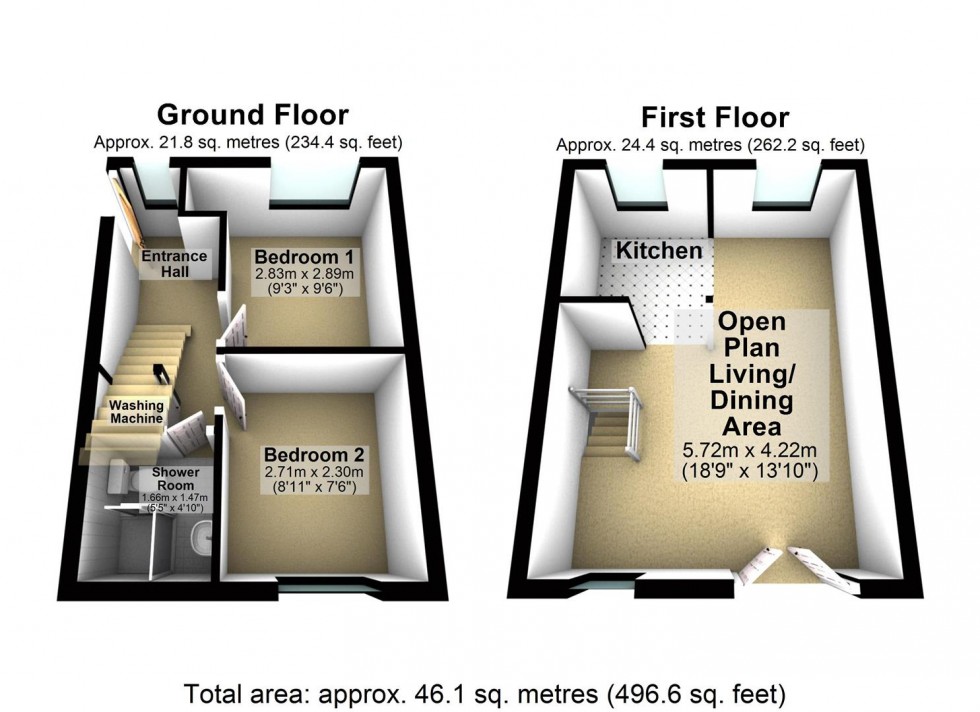 Floorplan for Clog Mill Gardens, Selby