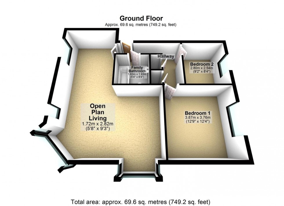 Floorplan for The Waterfront, Selby