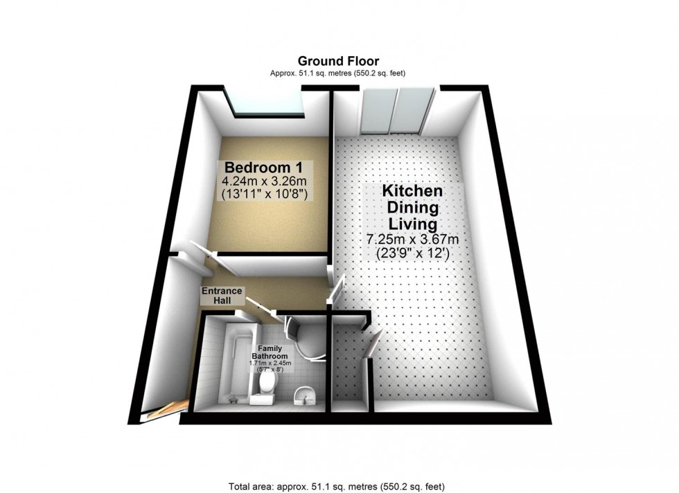 Floorplan for Canal Road, Selby