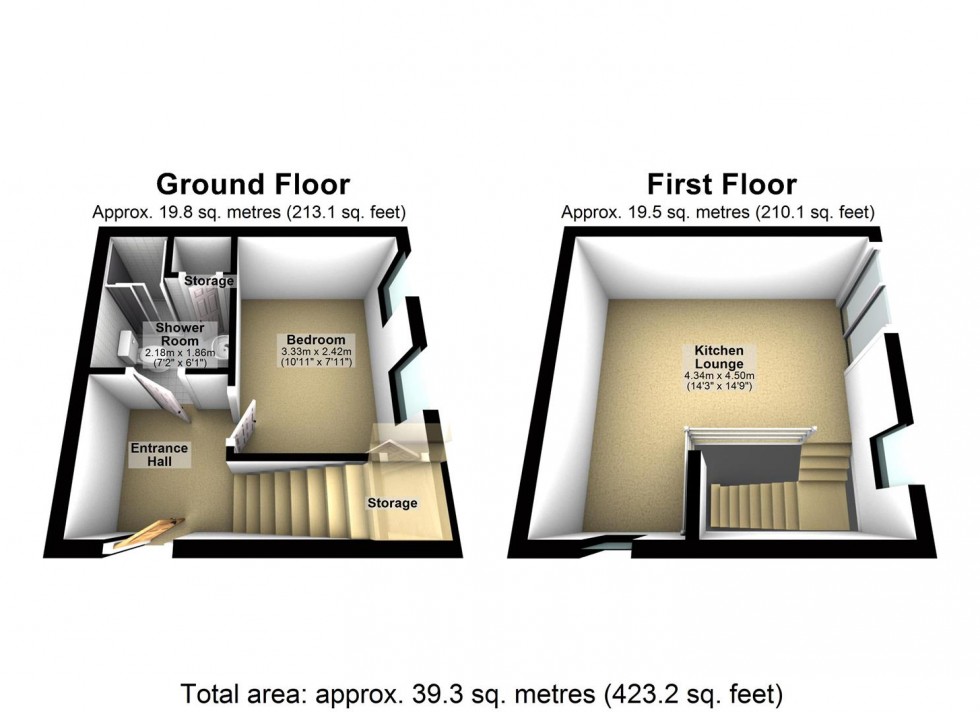 Floorplan for Clog Mill Gardens, Selby