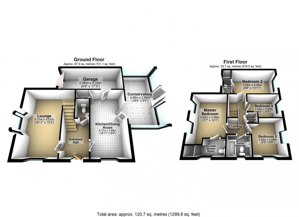 Floorplan for Spruce Way, Selby