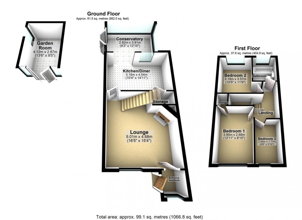 Floorplan for Water Lane, Hemingbrough, Selby