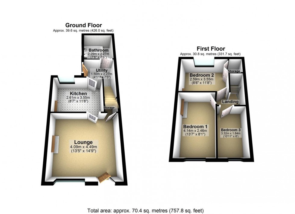 Floorplan for Kitchener Street, Selby