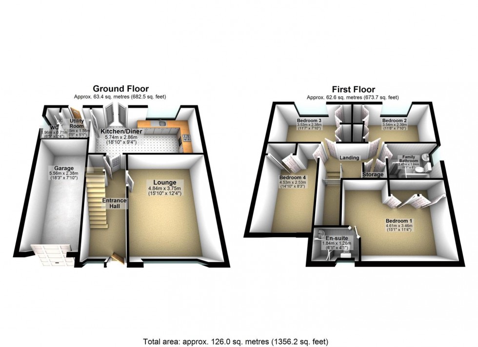 Floorplan for Bar Lane, Hambleton