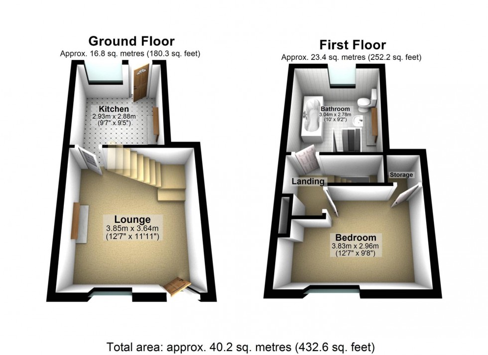 Floorplan for Millgate, Selby