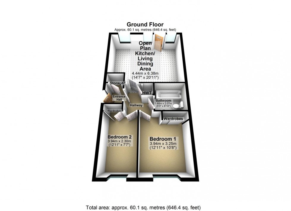 Floorplan for The Waterfront, Selby