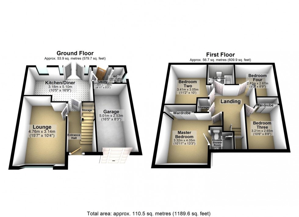 Floorplan for Riverside Avenue, Barlby