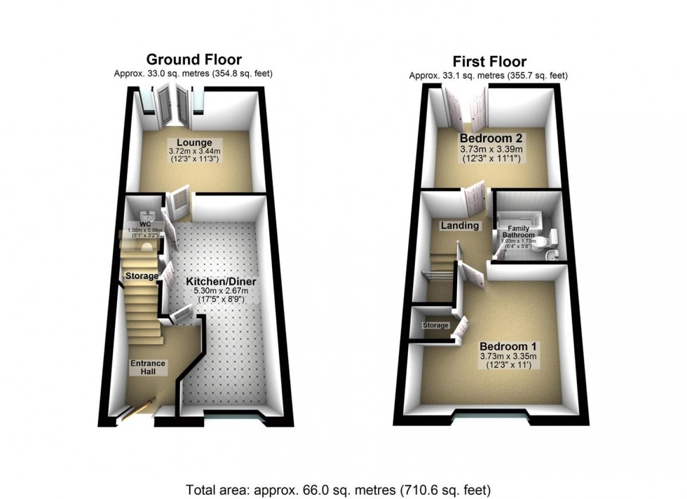 Floorplan for Barfoss Place, Selby