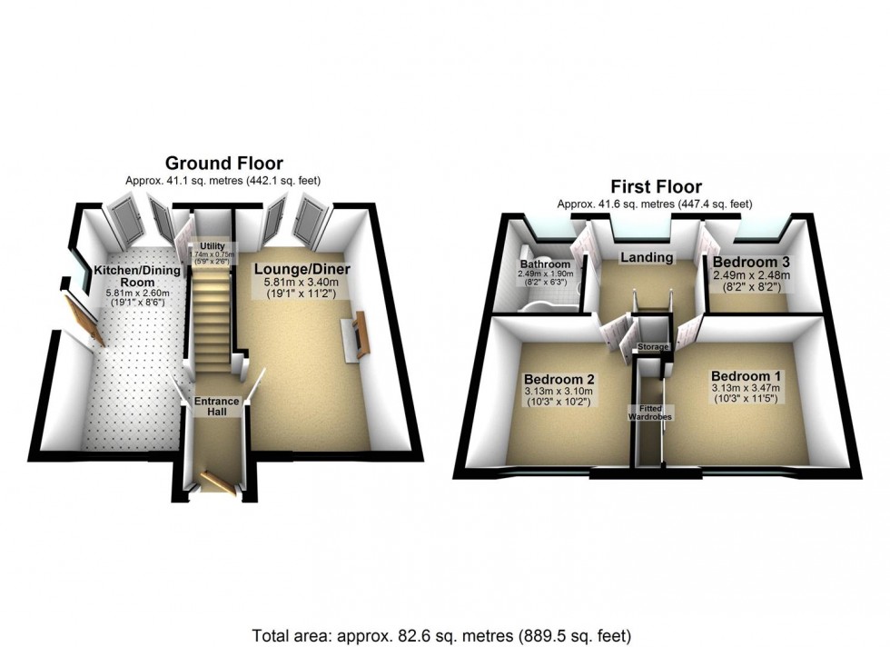 Floorplan for Buttle Lane, Snaith, Goole