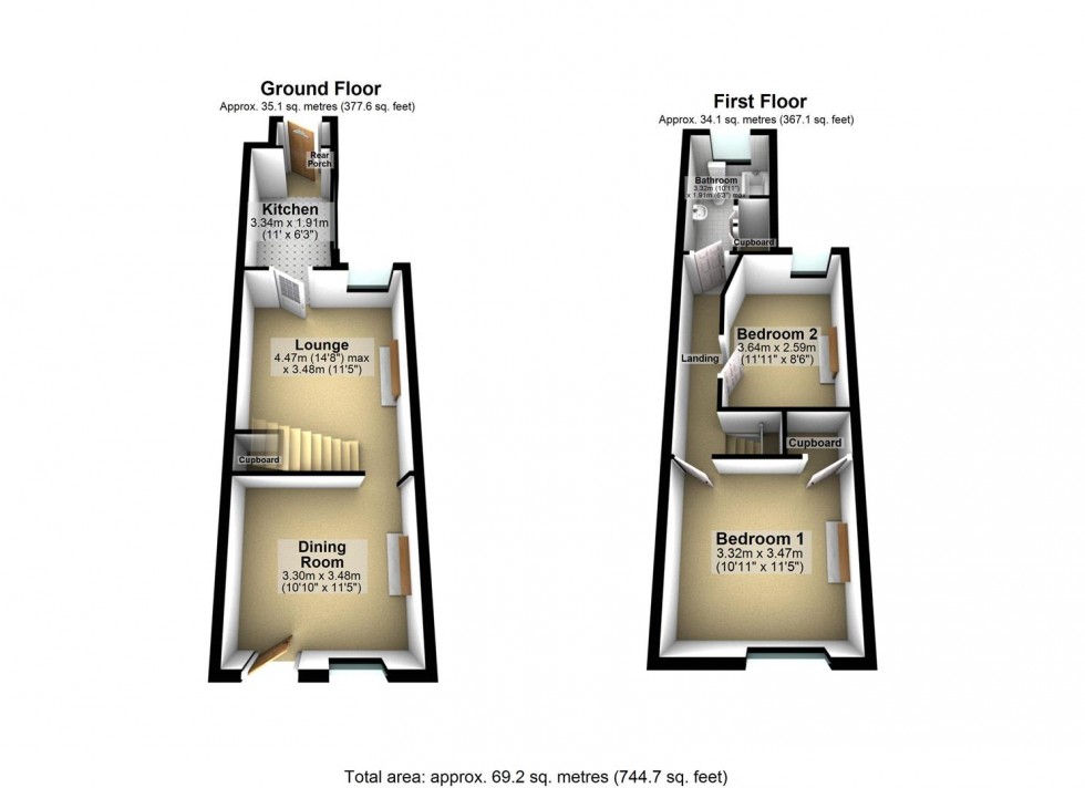 Floorplan for Heber Street, Goole
