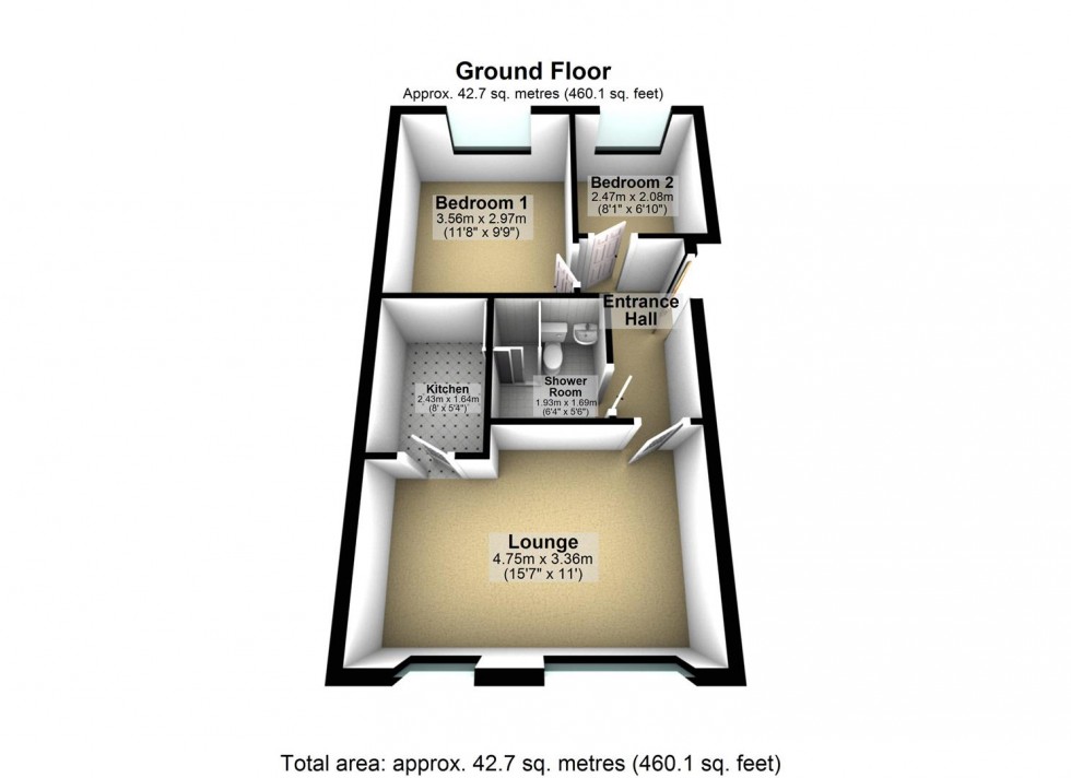 Floorplan for Long Trods, Harlequin Heights, Selby