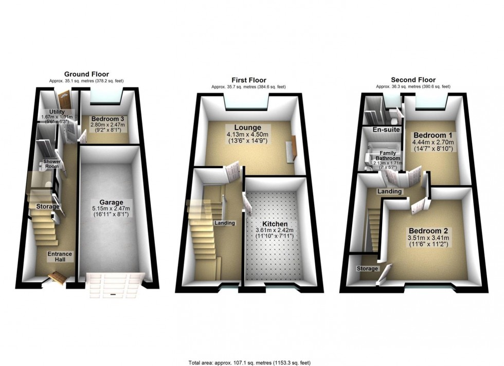Floorplan for The Haven, Selby