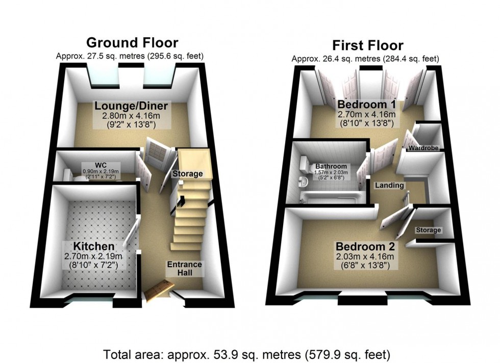 Floorplan for Coupland Road, Selby