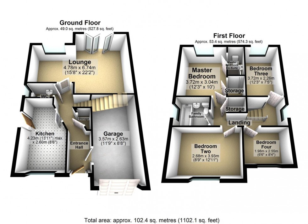 Floorplan for The Cedars, Barlby