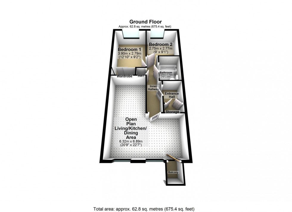 Floorplan for The Waterfront, Selby