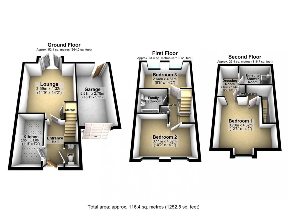Floorplan for Rowan Court, Staynor Hall, Selby