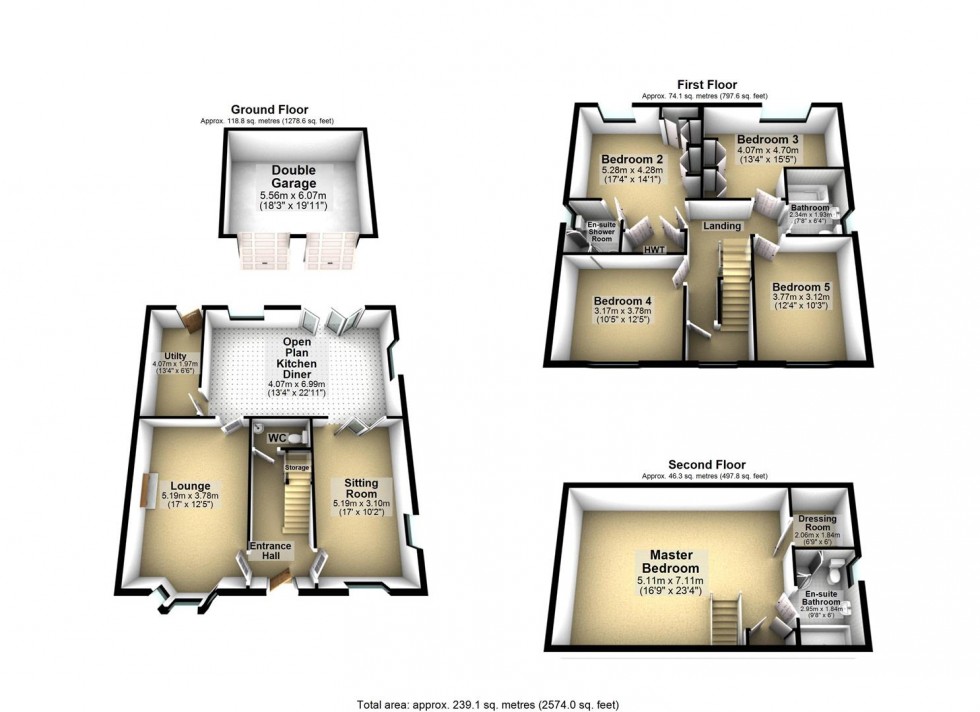 Floorplan for Skipwith Road, Skipwith