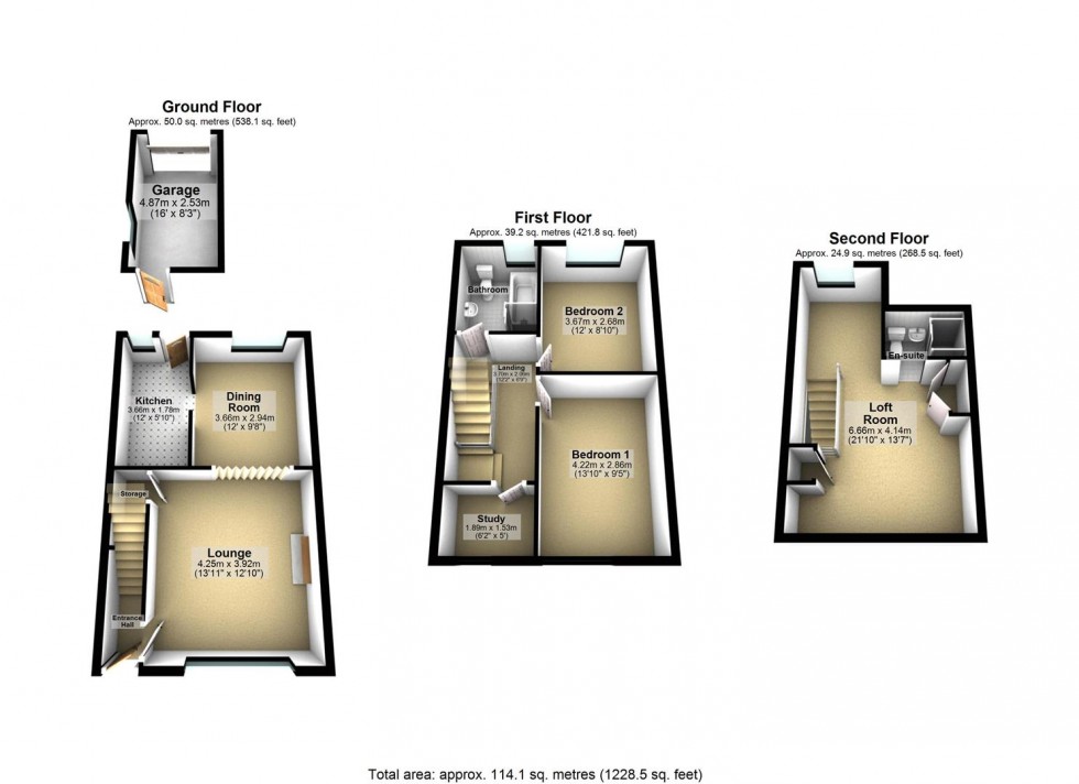 Floorplan for John Street, Selby