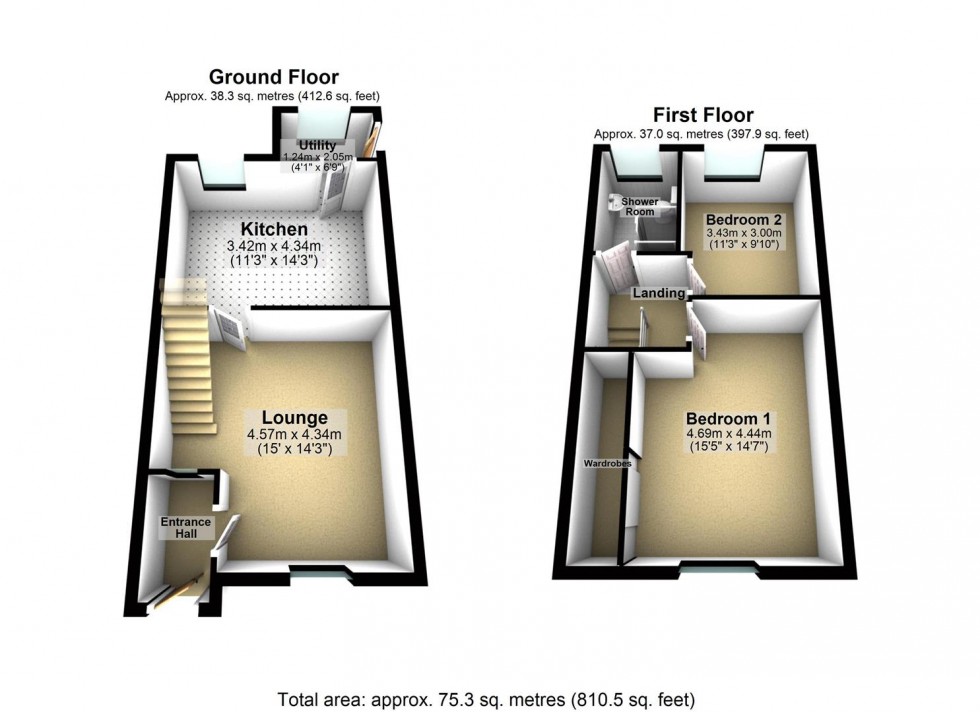 Floorplan for Lamb Inn Road, Knottingley