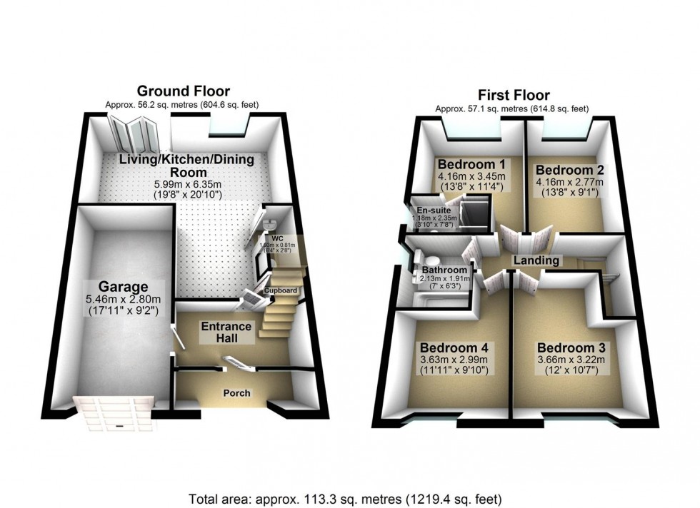 Floorplan for Evergreen Way, Brayton