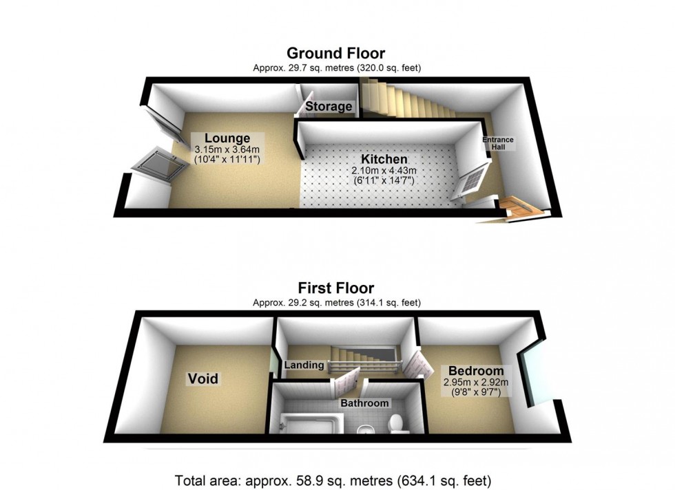 Floorplan for New Lane, Selby