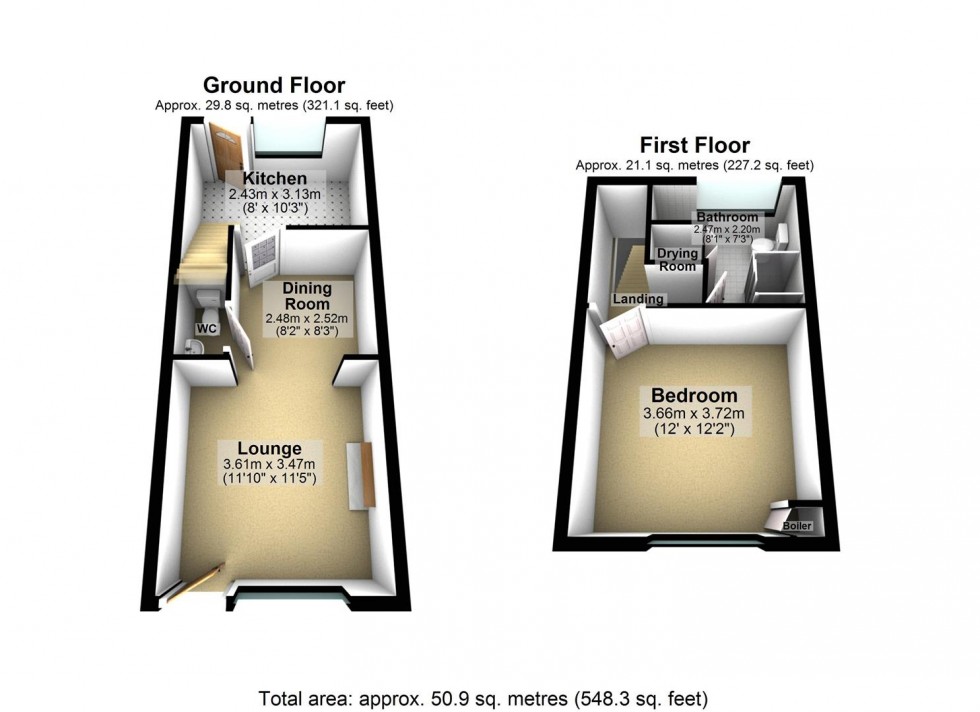 Floorplan for Millgate, Selby