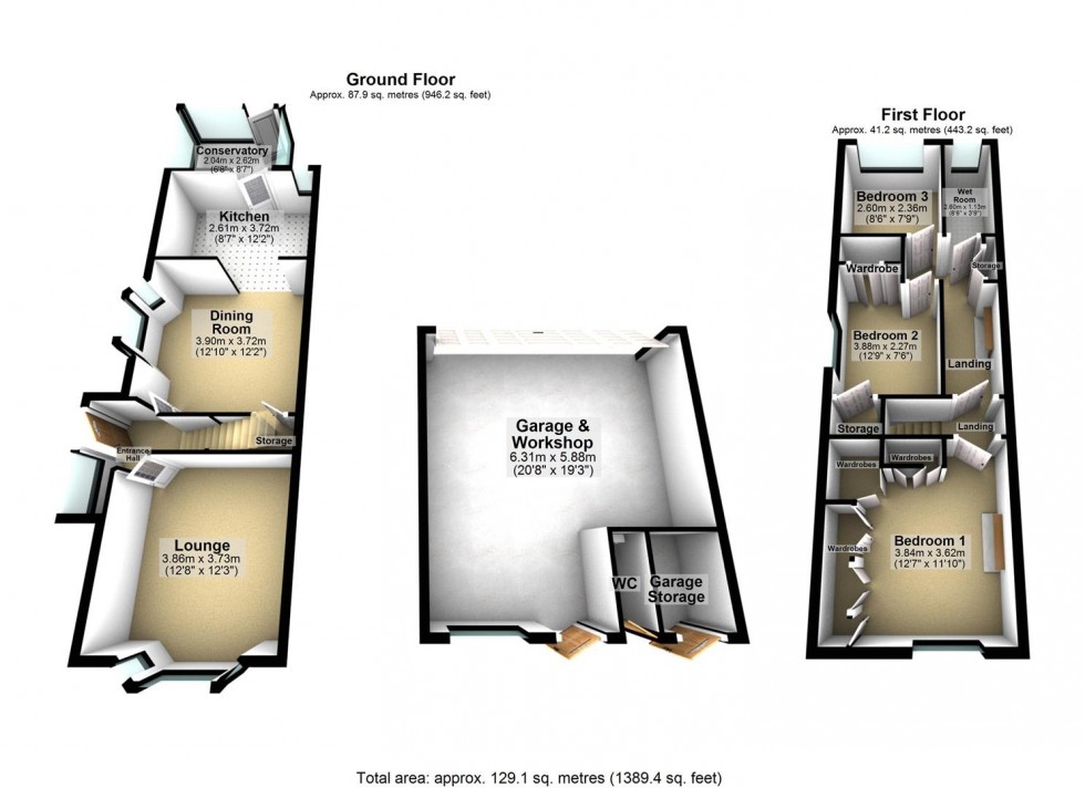 Floorplan for Westfield Avenue, Goole
