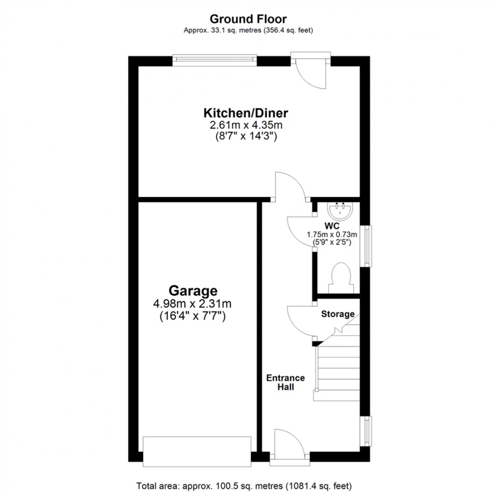 Floorplan for Abbots Mews, Selby