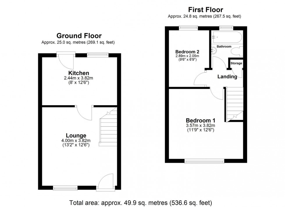 Floorplan for Ryedale Way, Selby