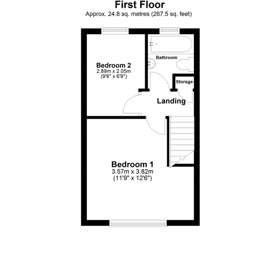 Floorplan for Ryedale Way, Selby