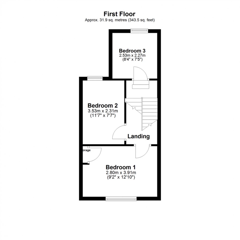 Floorplan for Kitchener Street, Selby