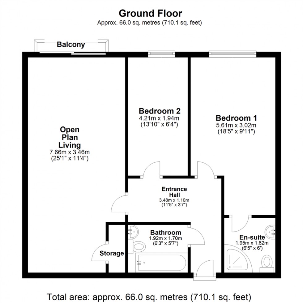 Floorplan for Canal Road, Selby