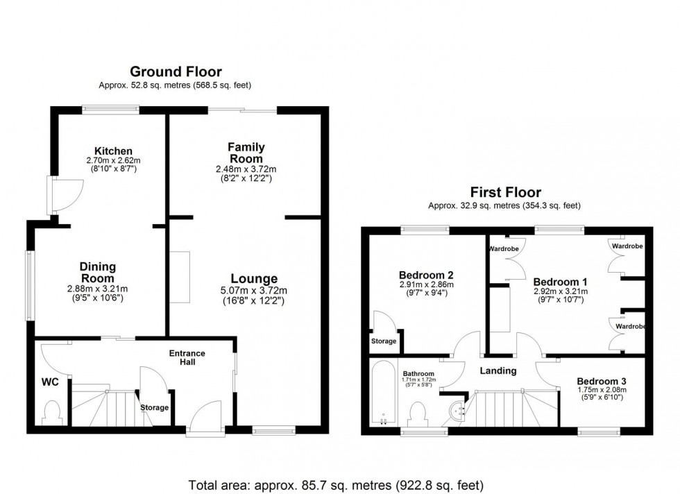 Floorplan for South Duffield Road, Osgodby, Selby