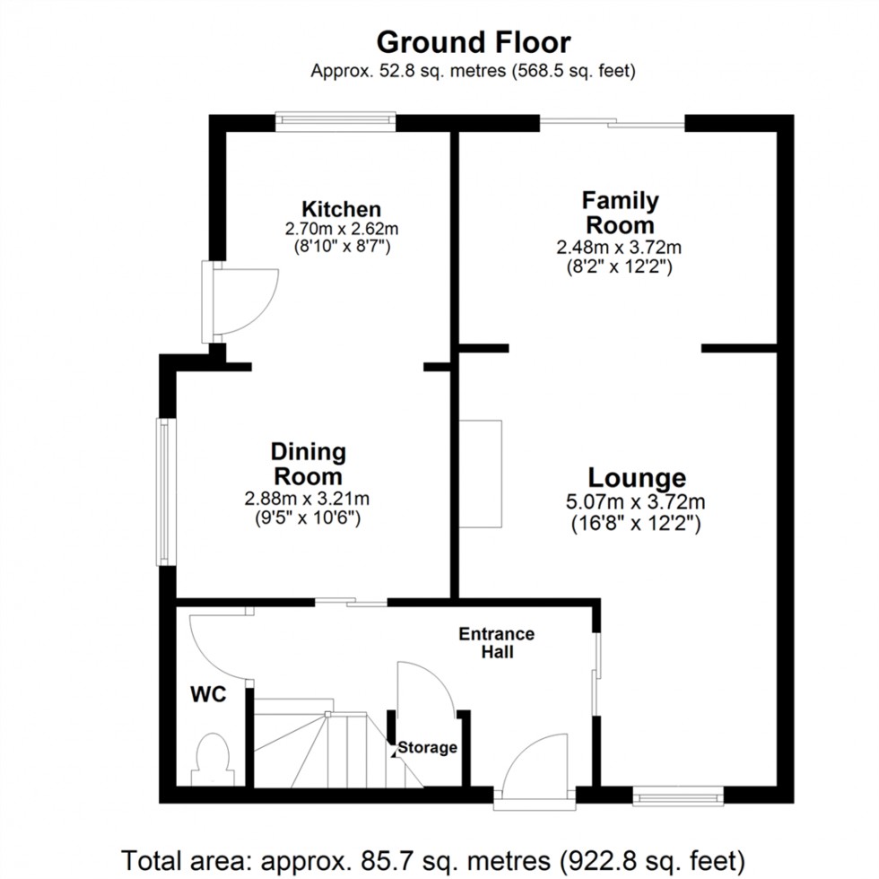 Floorplan for South Duffield Road, Osgodby, Selby