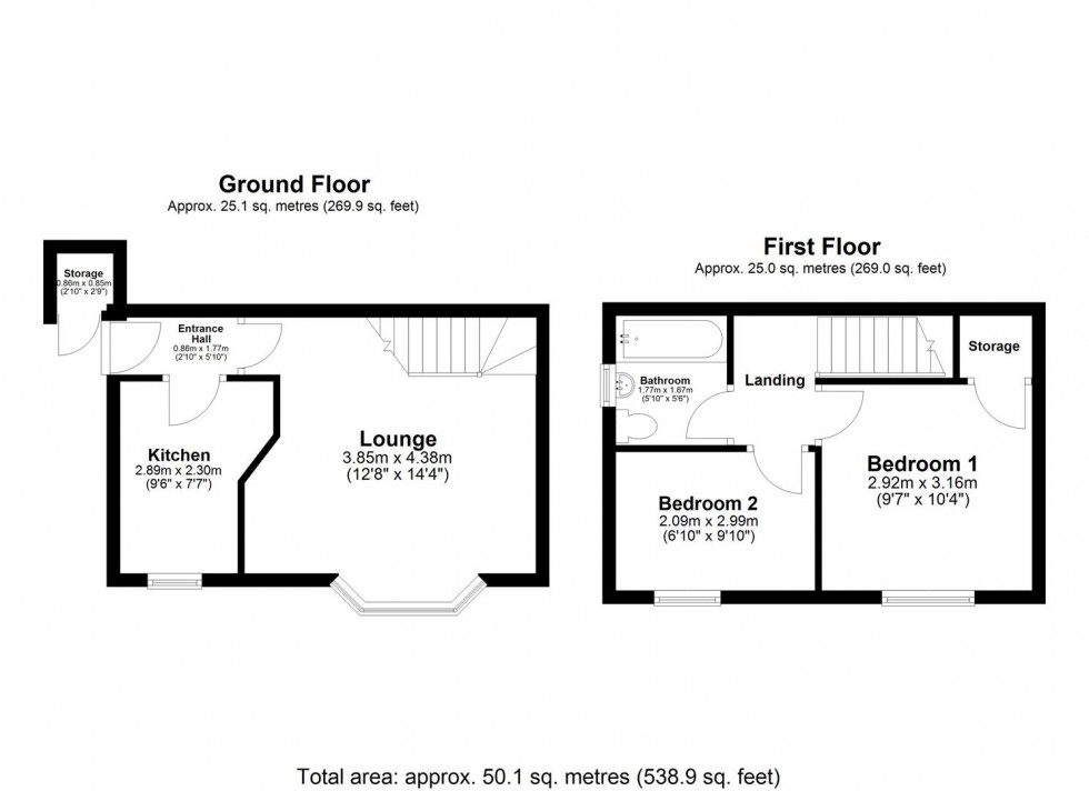 Floorplan for Pinewood Drive, Camblesforth, Selby