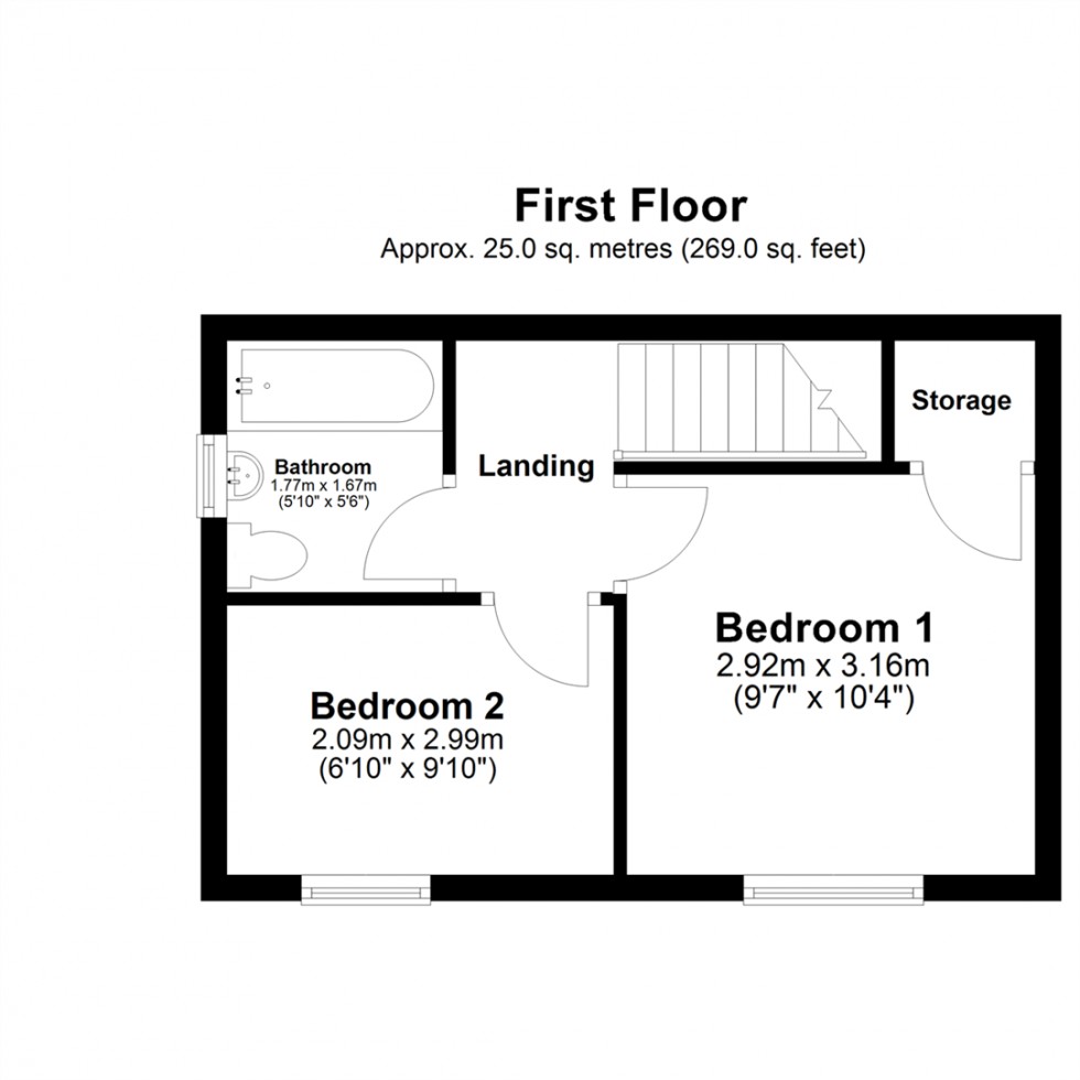 Floorplan for Pinewood Drive, Camblesforth, Selby