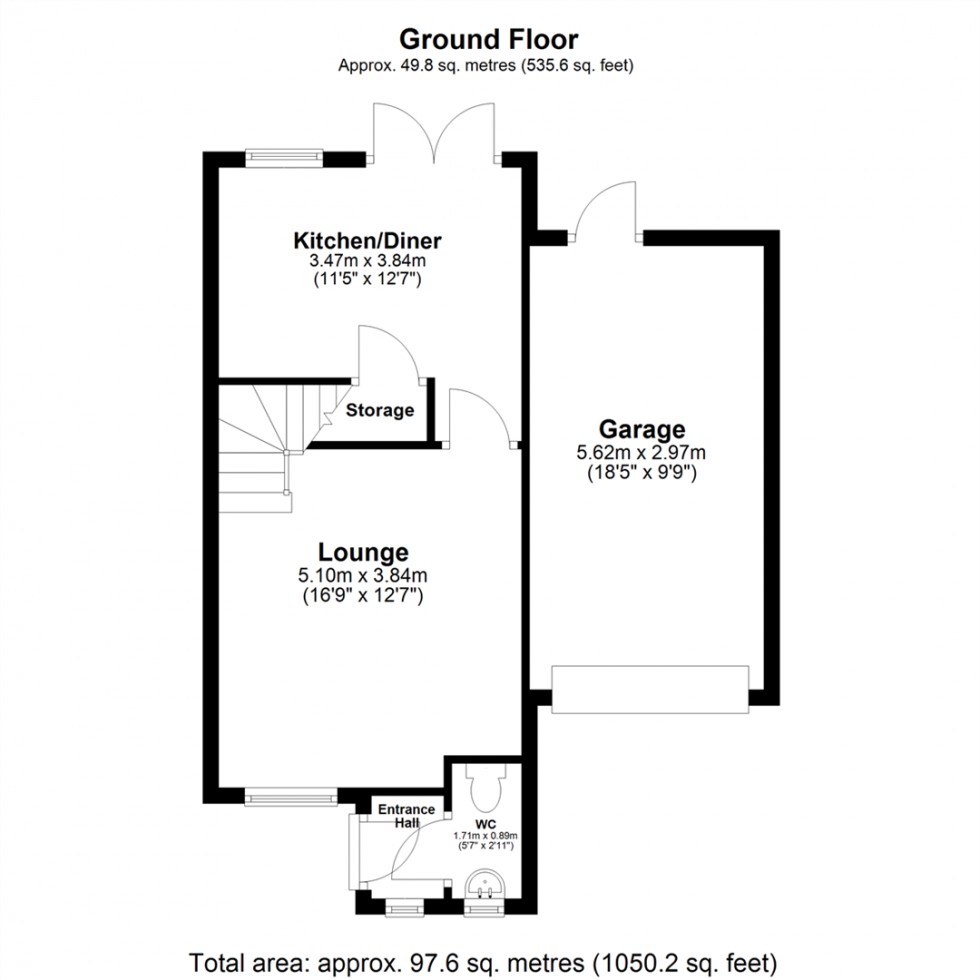 Floorplan for Main Road, Drax