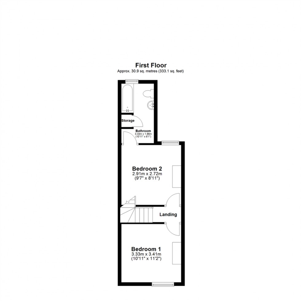 Floorplan for Heber Street, Goole