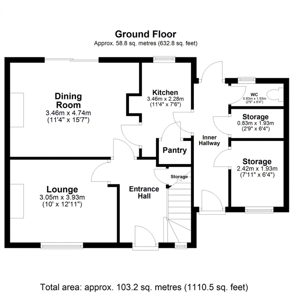 Floorplan for Hardy Street, Selby