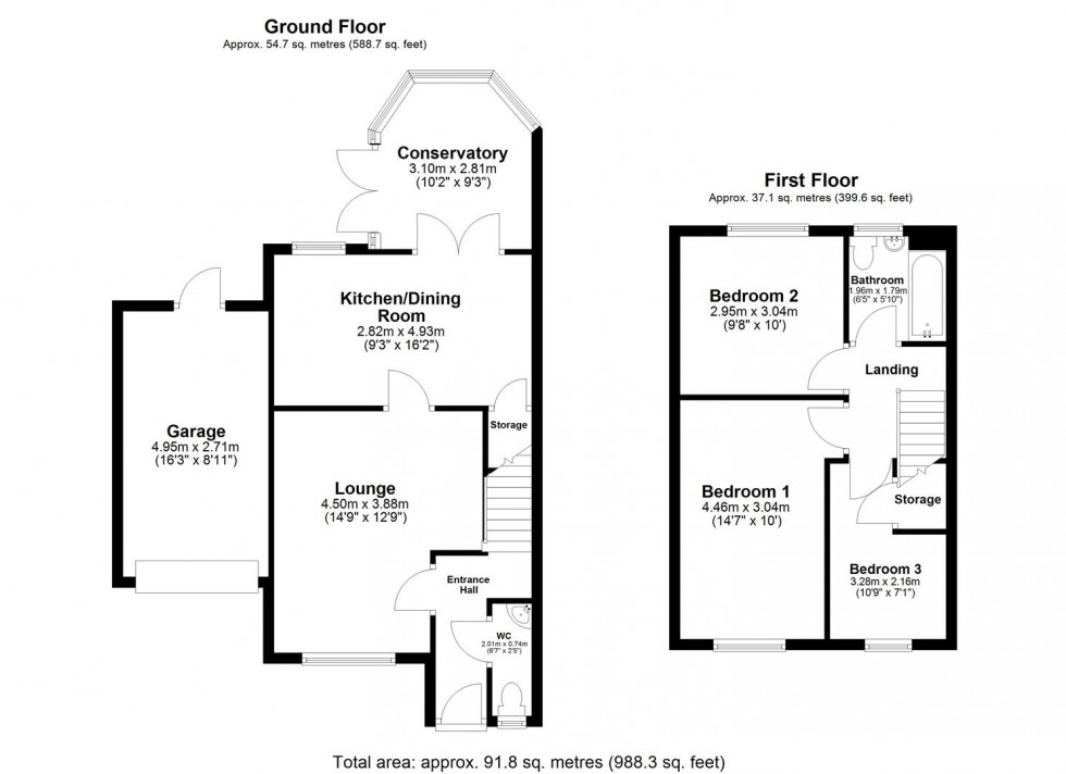 Floorplan for Baffam Court, Brayton