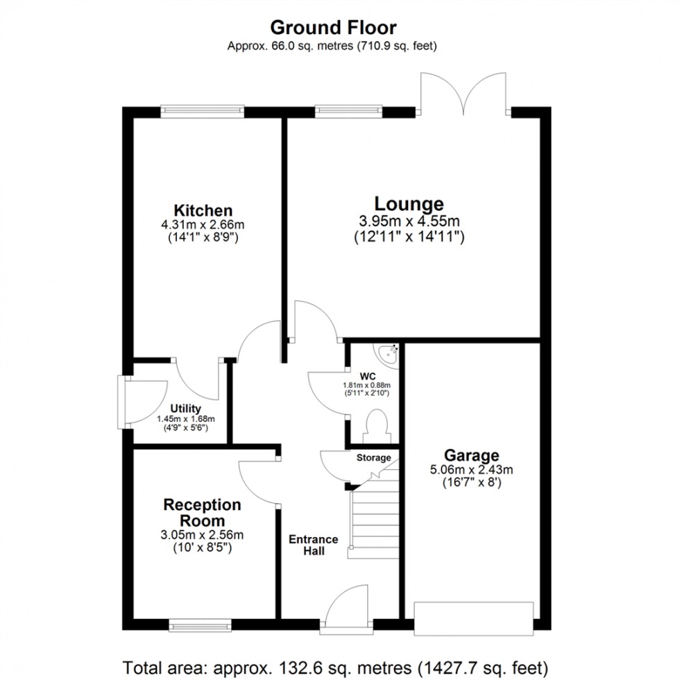 Floorplan for Ferry Close Hemingbrough