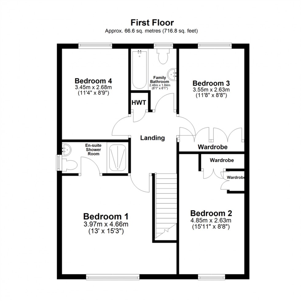 Floorplan for Ferry Close Hemingbrough