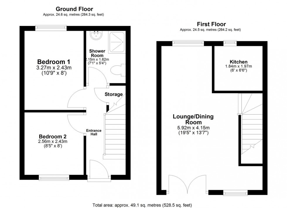 Floorplan for Clog Mill Gardens, Selby